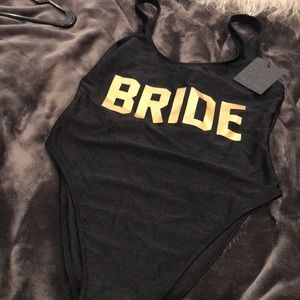 Bride one piece suit
